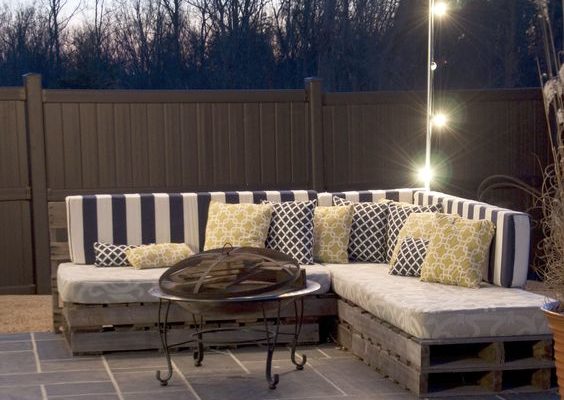 diy pallet sectional image