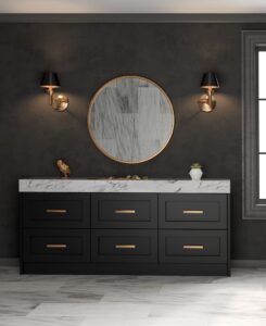 moody bathroom vanity image